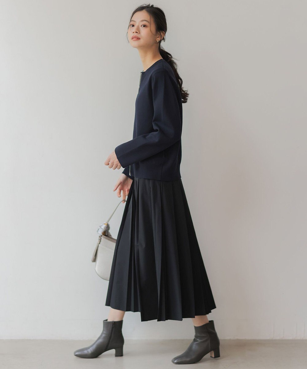 J.PRESS LADIES S 【WEB限定カラーあり】TC ライトタンブラー プリーツ スカート 