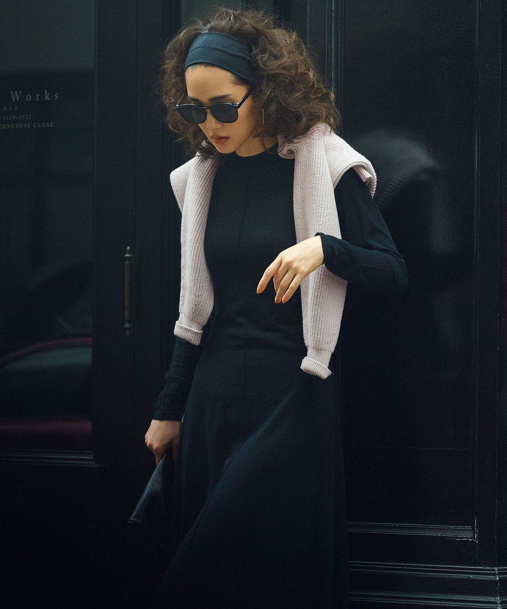 23区 S 【洗える】コットンリリー ニットブルゾン 