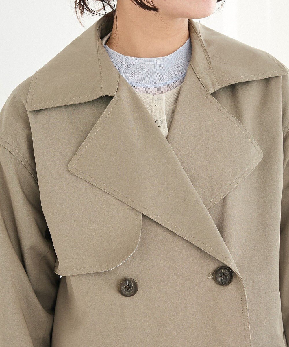 CRAFT STANDARD BOUTIQUE ワイドカフスミディトレンチコート 