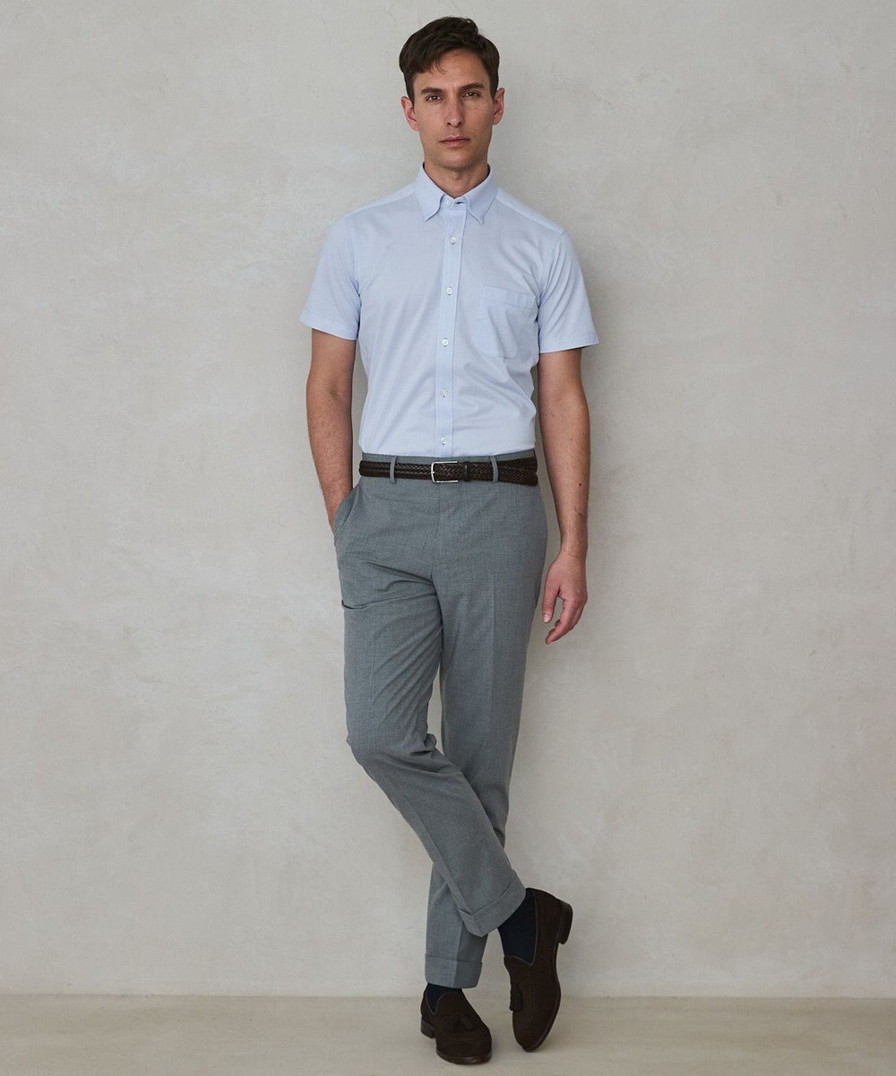 GOTAIRIKU 26年新作【吸汗速乾/接触冷感】ノードシールド BIZシャツ_スナップダウン 