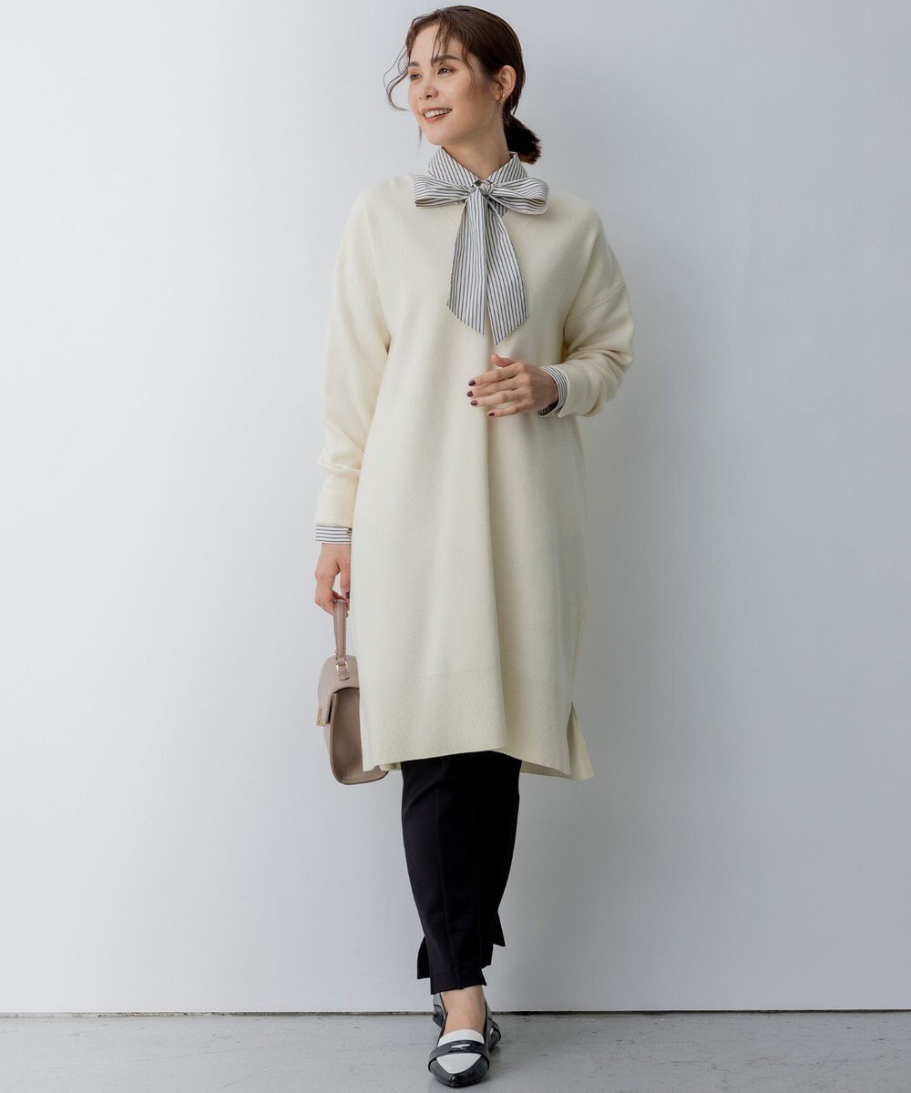 組曲 Aラインリラクシーニット ワンピース 