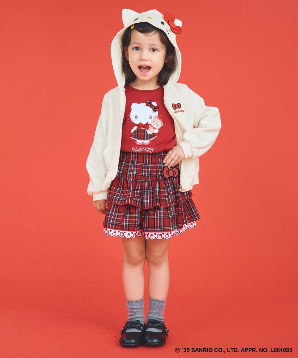 ANY KIDS 【ハローキティ×ANY KIDS】アップリケ 長袖Tシャツ 