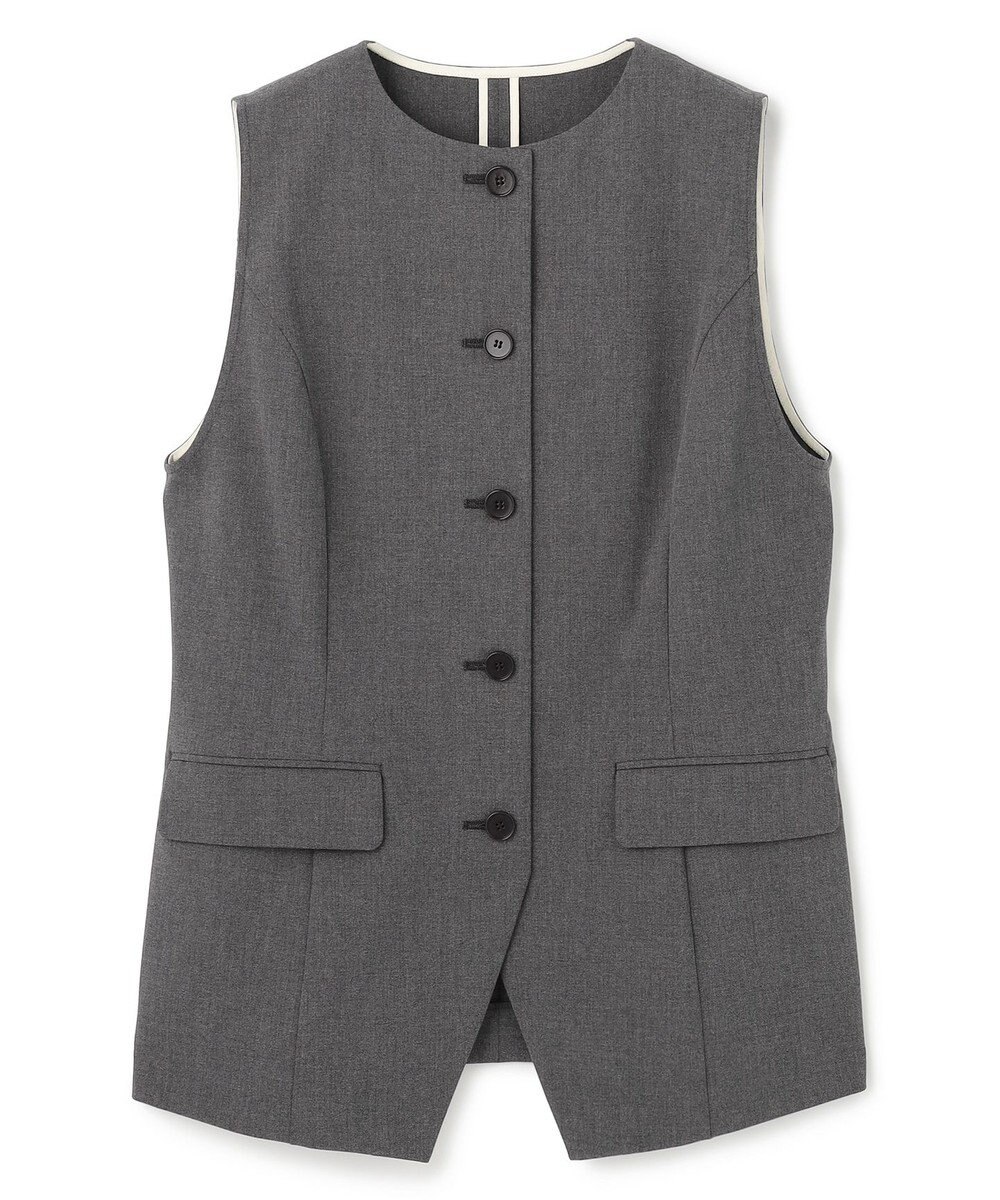 uncrave TRツイル ジレブラウス 