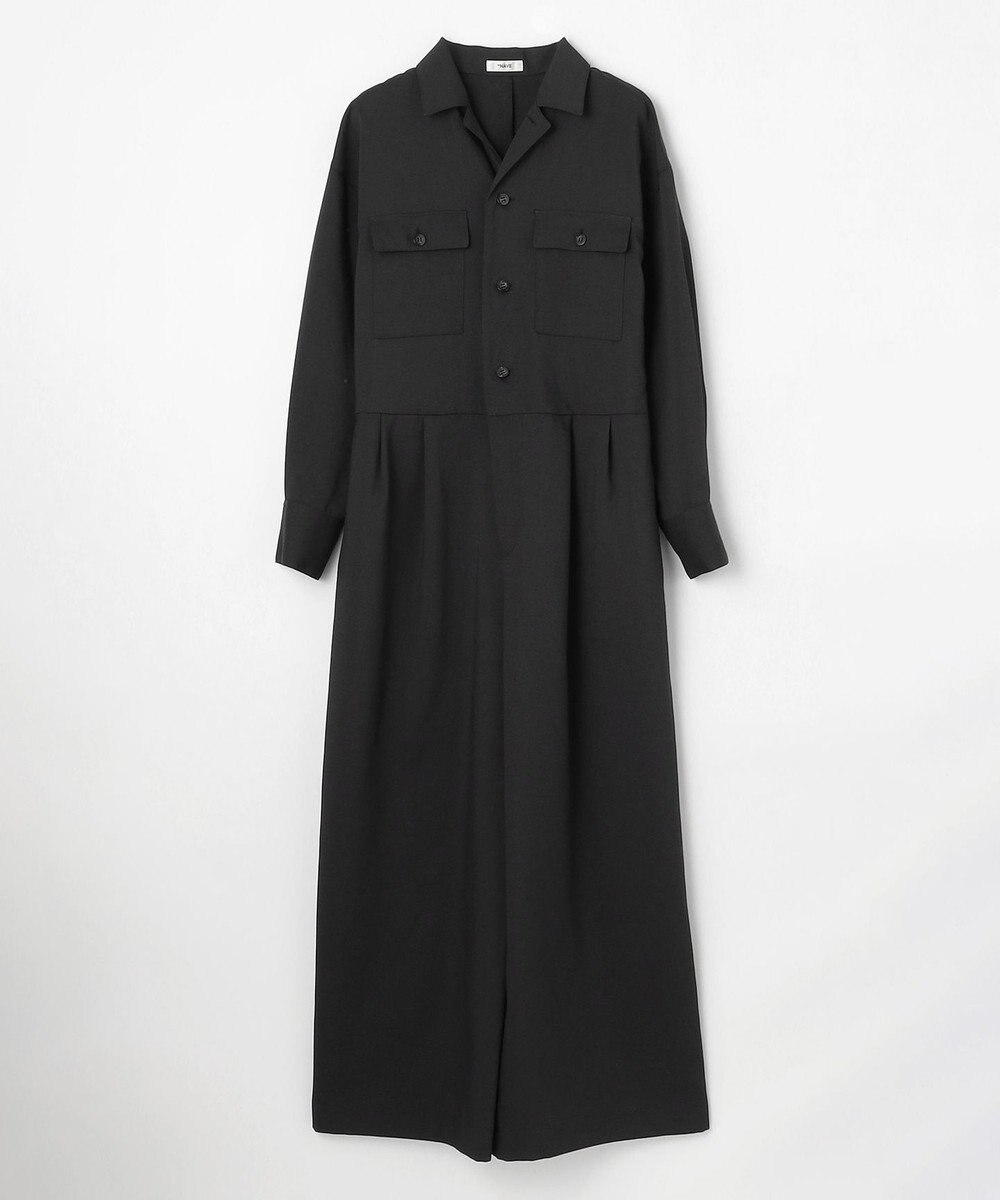 NAVE 【ReNAVE・洗える/UVカット】スパンポリエステル ジャンプスーツ 