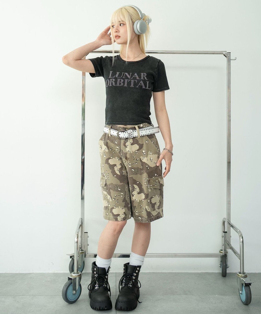 WEGO グラフィックリブT 