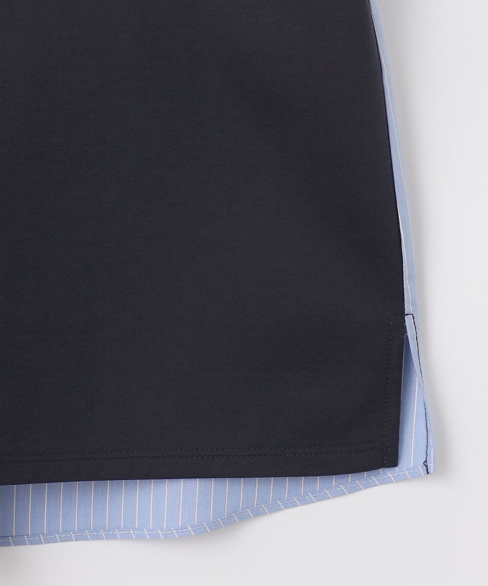 J.PRESS LADIES L プレーティングジャージー ブロッキング カットソー 