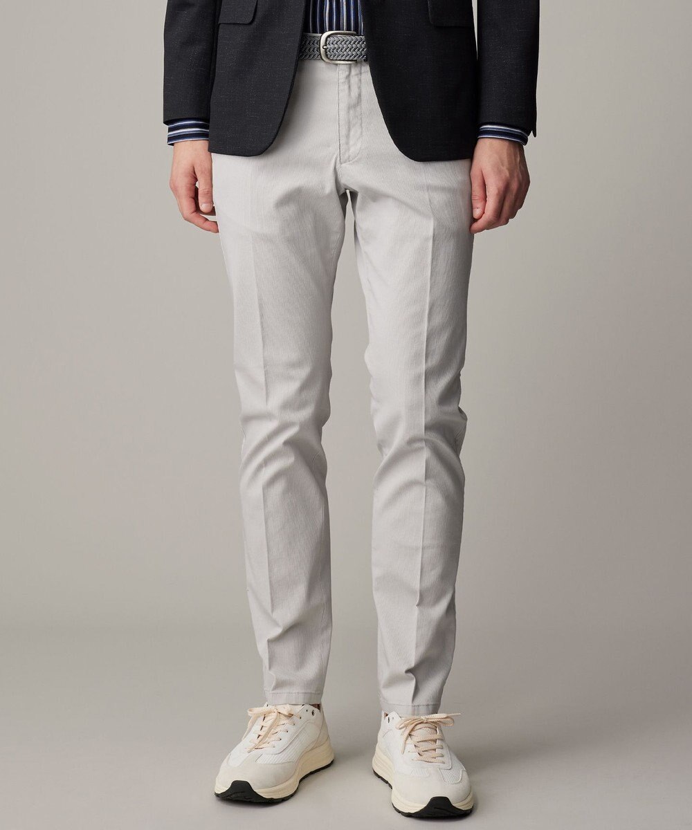 JOSEPH ABBOUD 【キングサイズ・25SS・ウエストも伸びる！オーガニックコットン使用】ハイパワーオーガニックピケ パンツ 