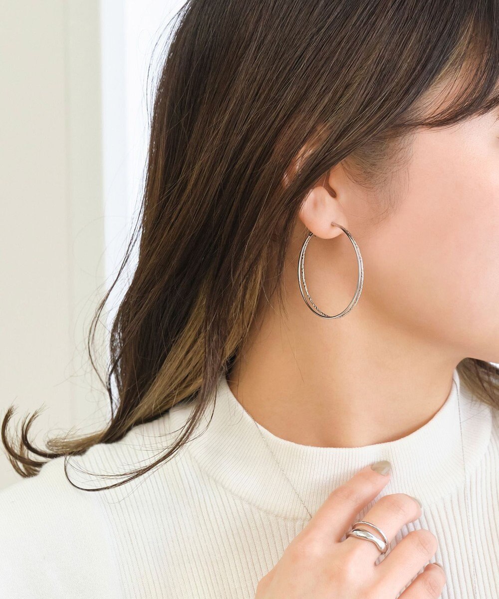 ダブルラインフープピアス シルバー Phoebe ファッション通販 公式通販 オンワード クローゼット ダブルラインフープピアス シルバー Phoebe ファッション通販 公式通販 オンワード クローゼット