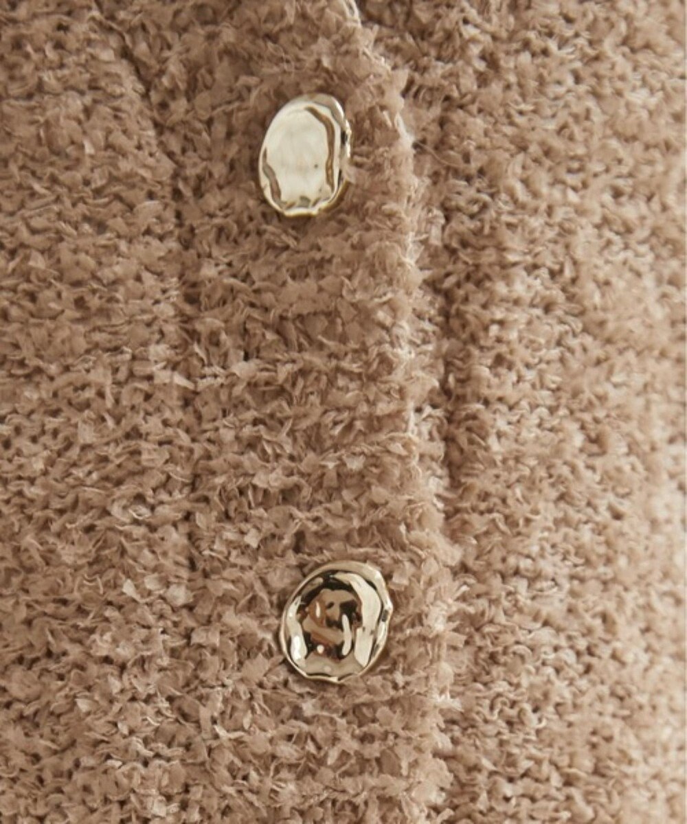 WEGO 【ANGIE VINTAGE】リボンヤーンVネックニットカーディガン 