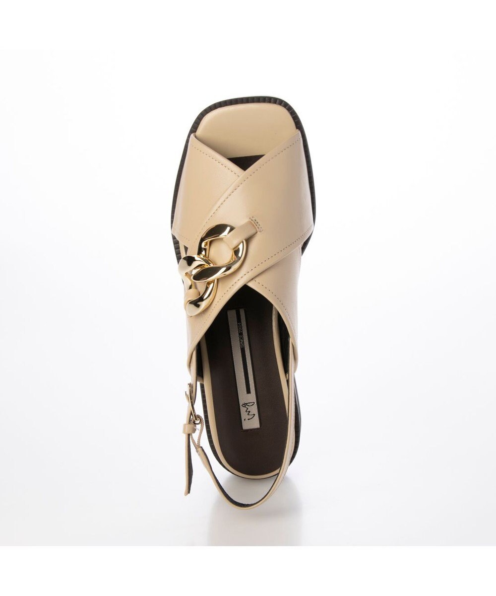 ing <ing>チェーンモチーフサンダル 