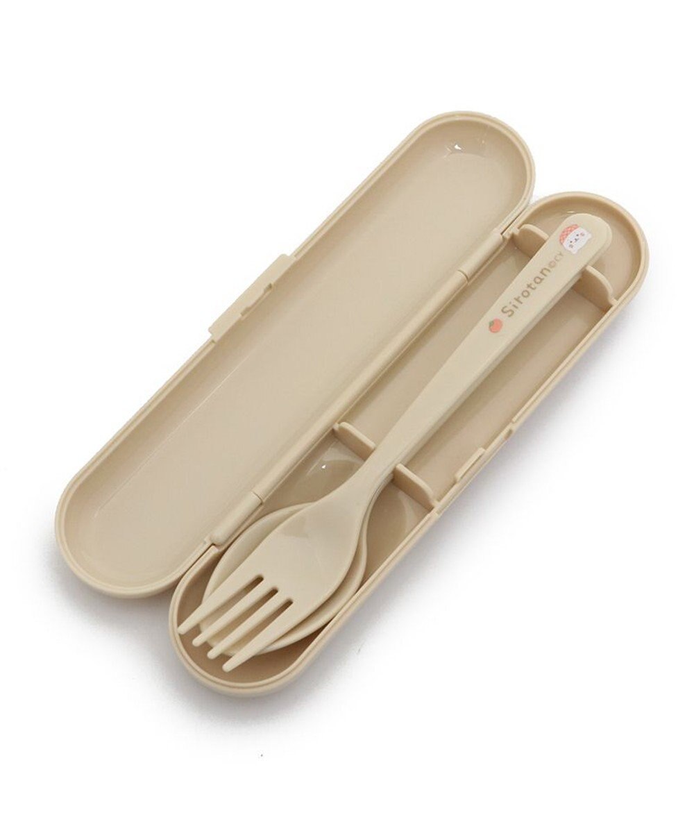 Mother garden しろたん スプーン&フォークセット キッチン柄 ケース付き 日本製 