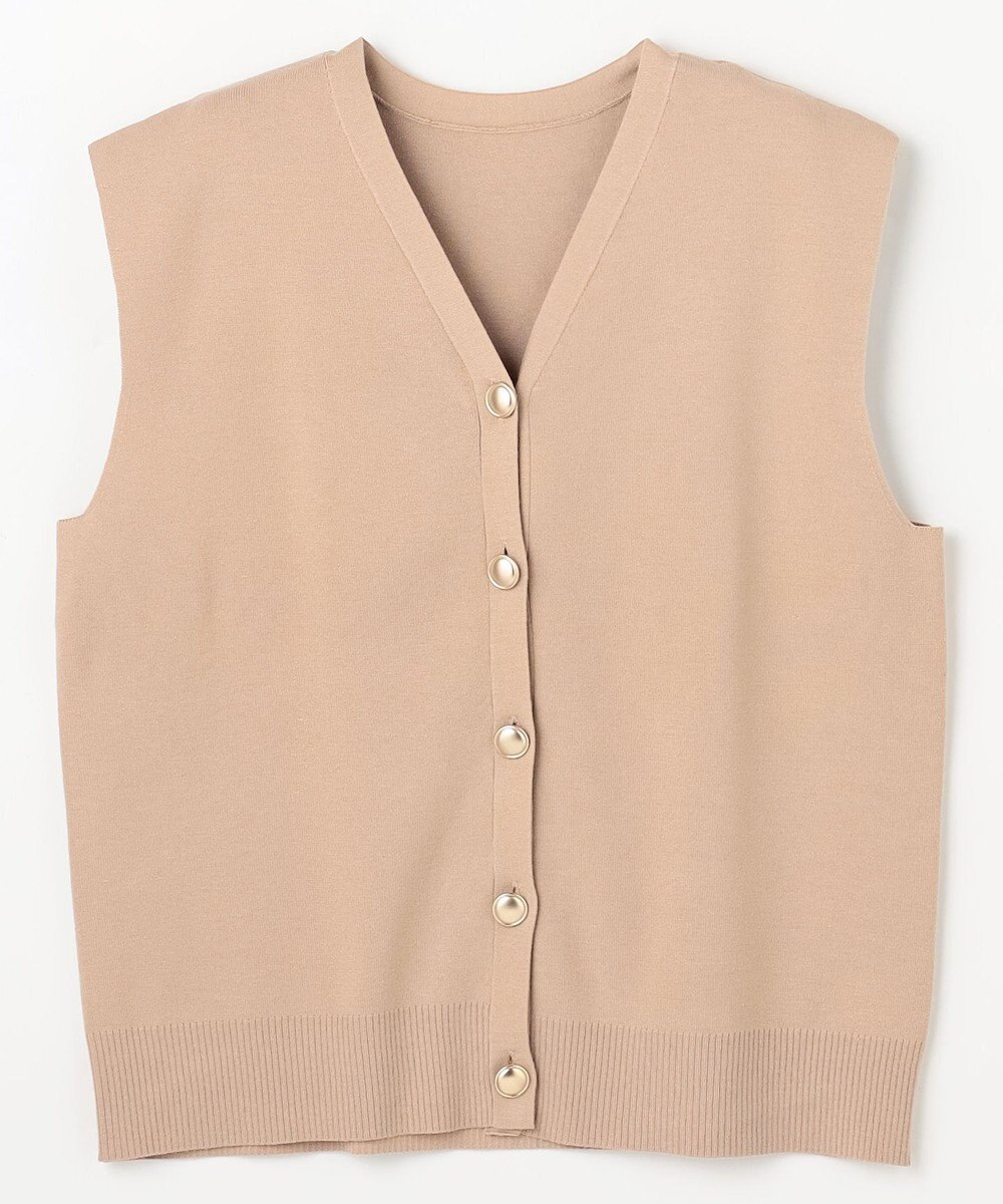 ANY メタルボタンニットベスト 