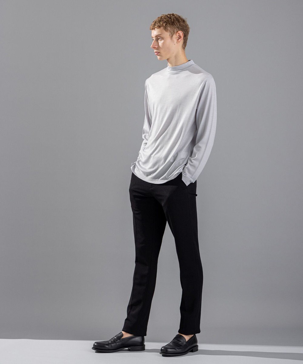 JOSEPH HOMME クリアウールジャージー　モックネック 