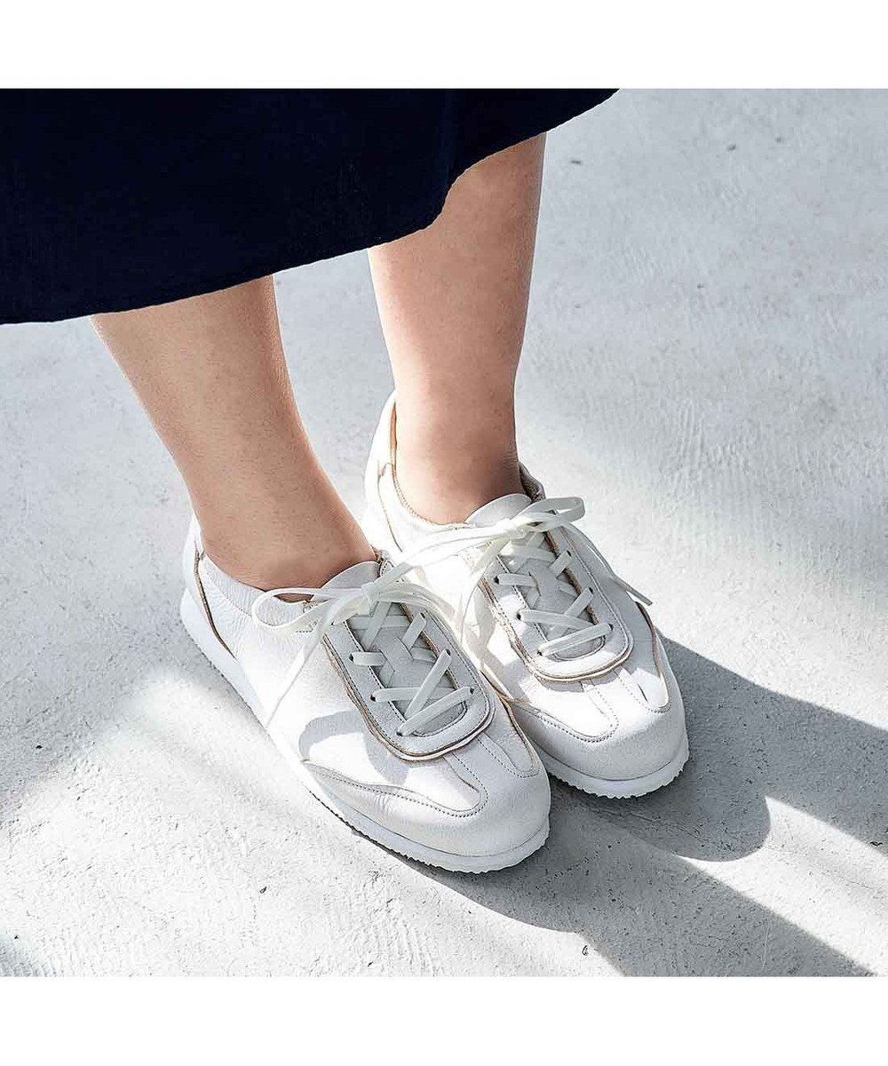 MODE ET JACOMO <D'ICI>ステッチアクセントローテクスニーカー 