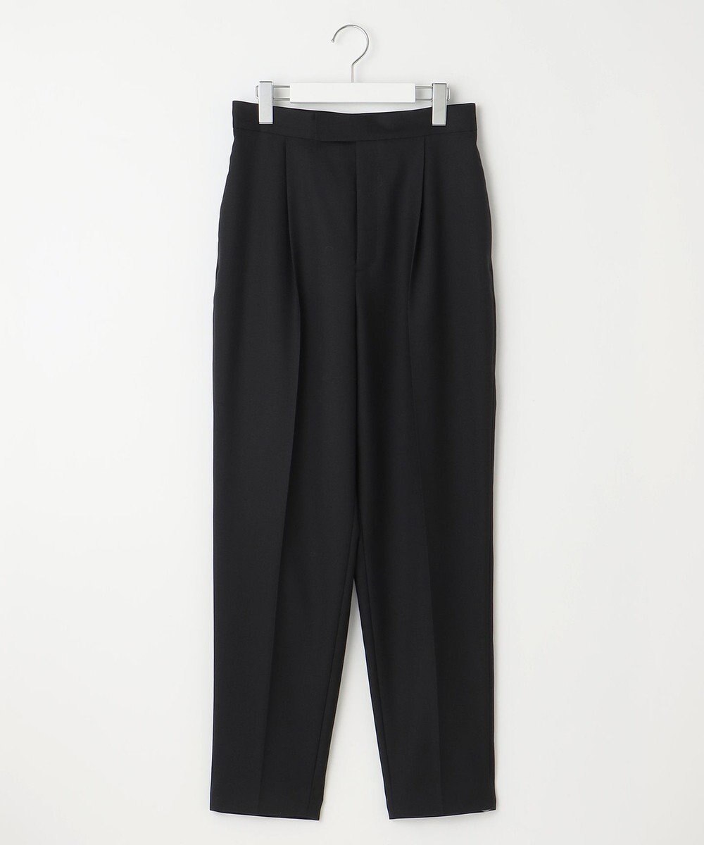 23区 【エステータ】ウールツイル ワイドテーパード パンツ 