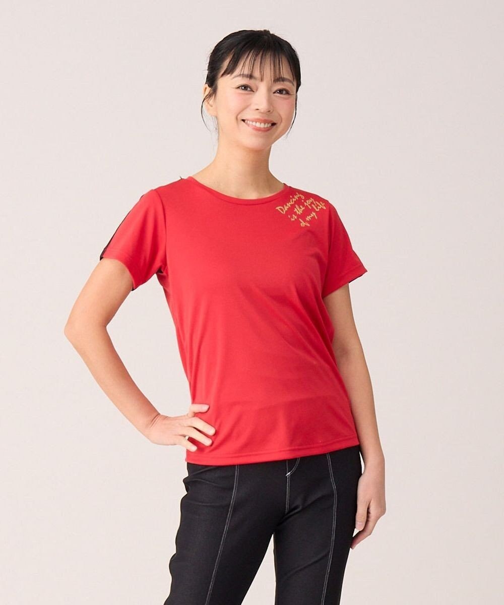 Chacott バックアクセントTシャツ 