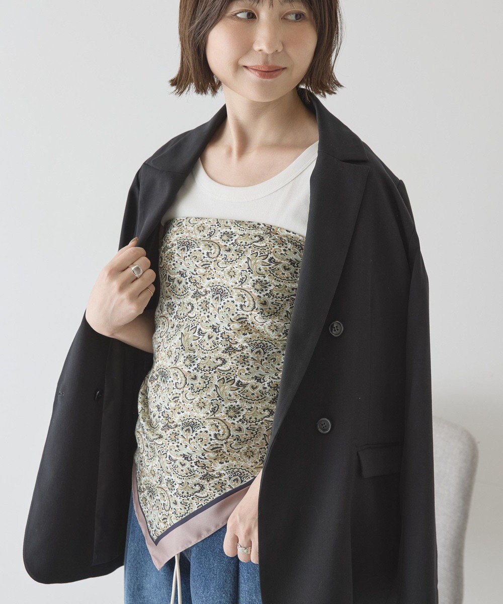 AMERICAN HOLIC 大判ペイズリースカーフ 