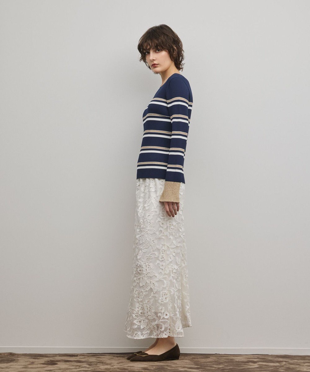 GRACE CONTINENTAL チュールレースマーメイドスカート 