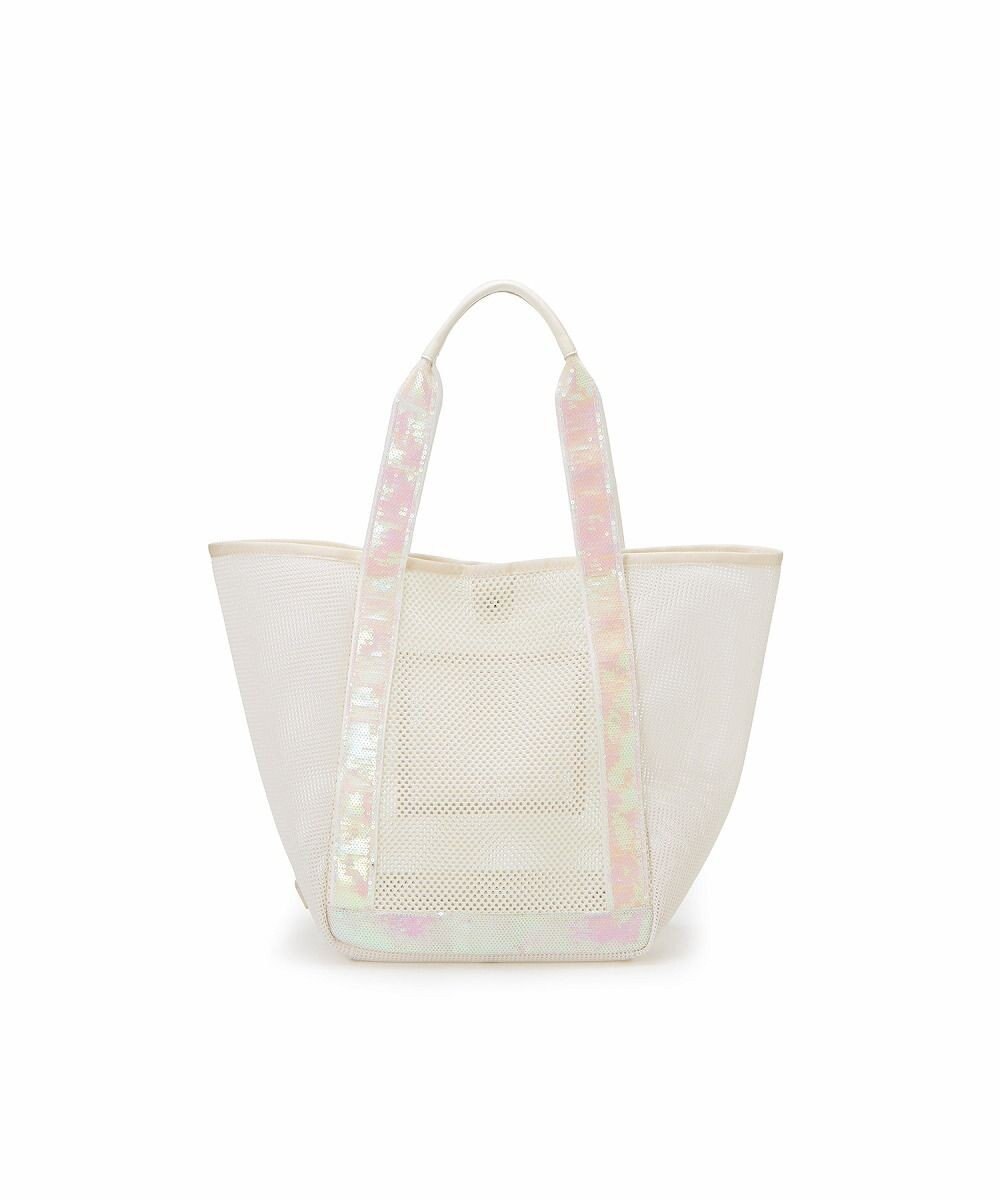 TOPKAPI 【TREASURE TOPKAPI】スパンコール ハンドル メッシュ トート バッグ 