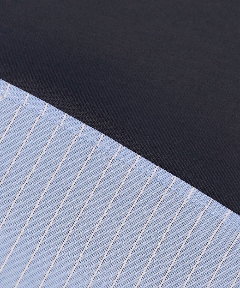 J.PRESS LADIES L プレーティングジャージー ブロッキング カットソー 