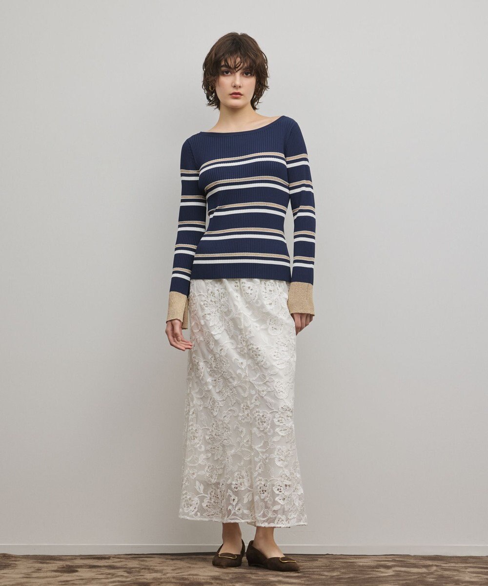 GRACE CONTINENTAL チュールレースマーメイドスカート 