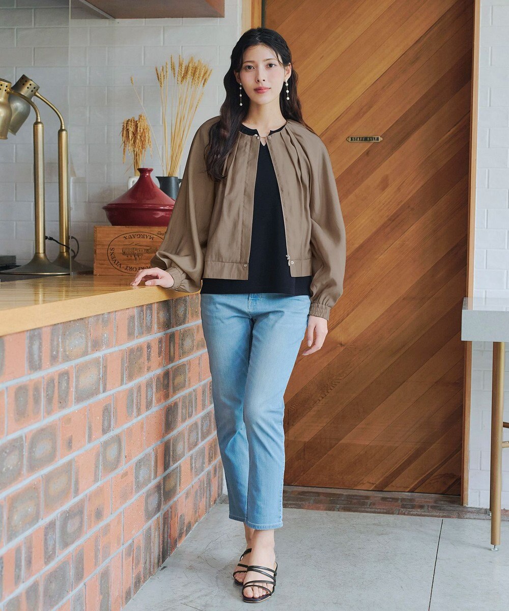 Tiaclasse 【新色追加・洗える】シアーブルゾン 