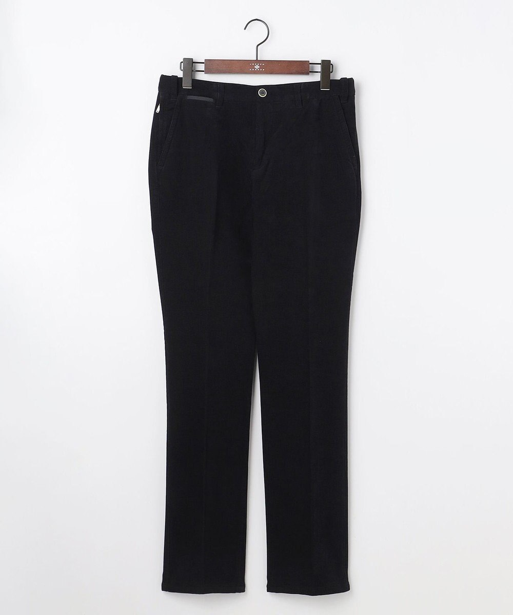 JOSEPH ABBOUD 【ウエストも伸びる！/暖かパンツ/オーガニックコットン使用】ライスコールストレッチパンツ 