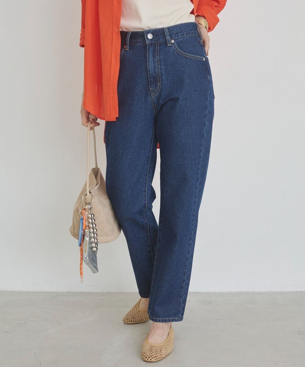 WEGO 【ANGIE VINTAGE/SMLサイズ展開】ストレートデニムパンツ 