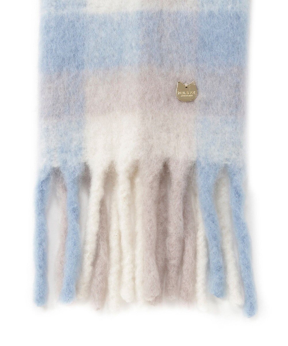 MOONBAT PAUL&JOE ACCESSOIRES(ポール&ジョー) ボリュームマフラー ブロックチェック 