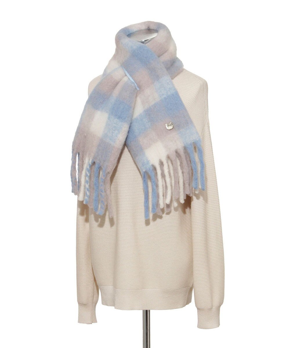 MOONBAT PAUL&JOE ACCESSOIRES(ポール&ジョー) ボリュームマフラー ブロックチェック 