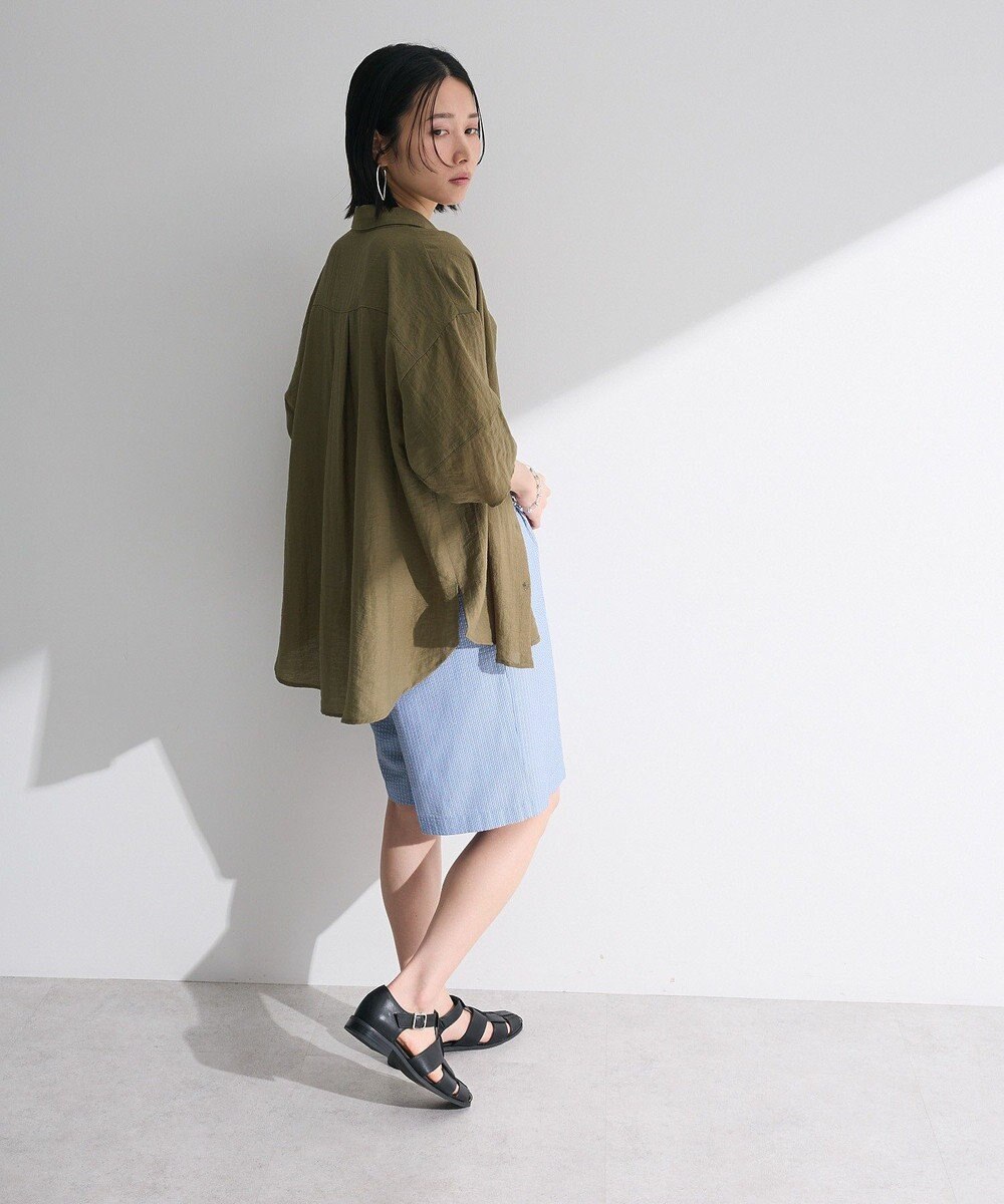 Green Parks ・ELENCARE DUE ストライプショートパンツ 