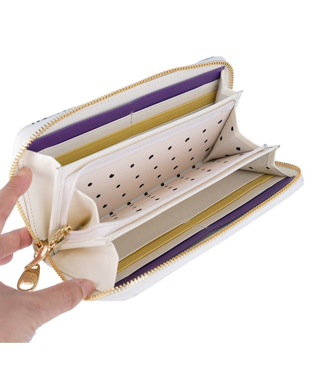 tsumori chisato CARRY ムーンライトアニマル ラウンドファスナー長財布 