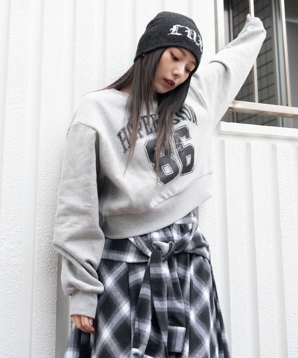 WEGO 【暖かい/裏起毛】裏起毛グラフィックスウェット 