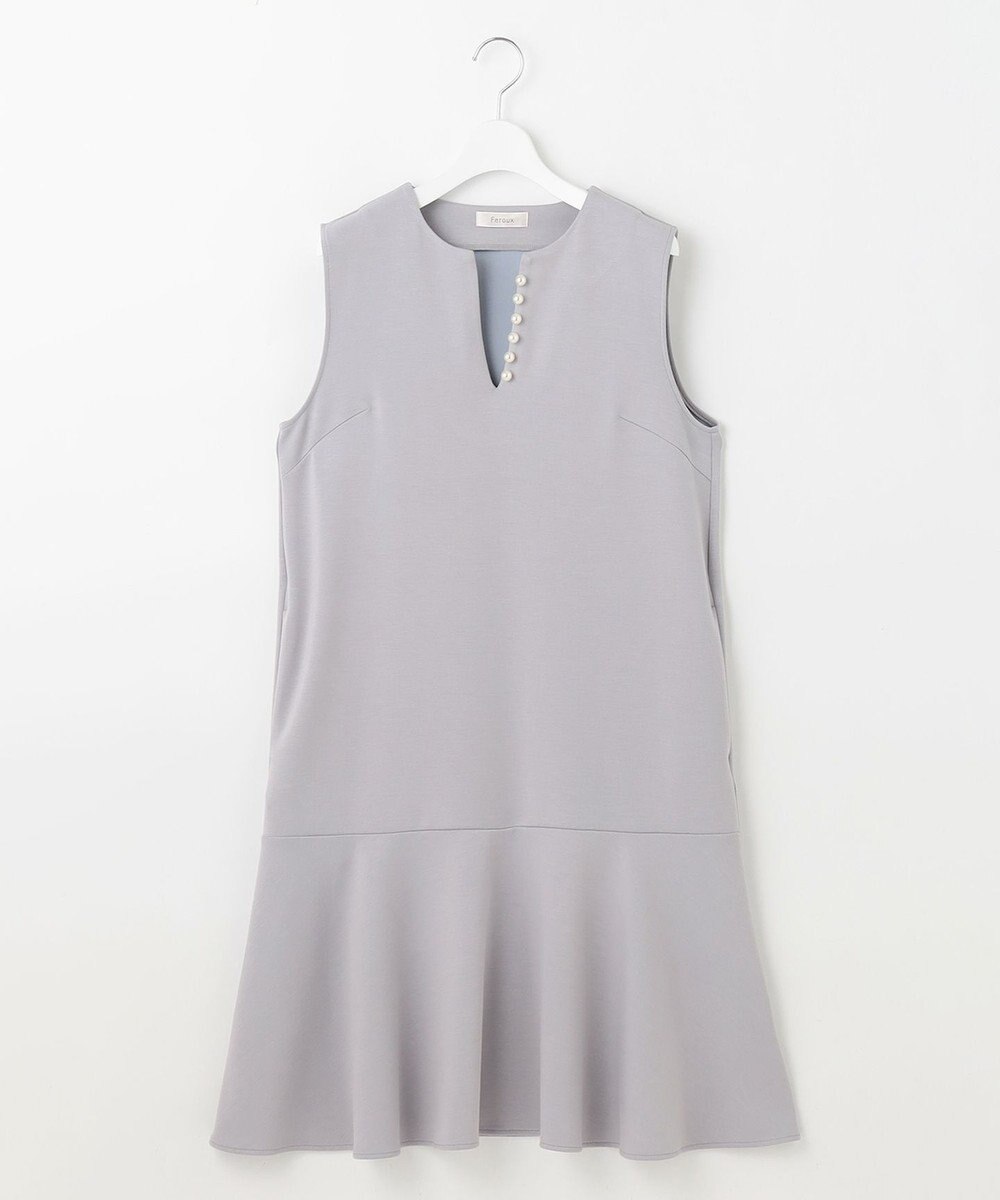 Feroux パール付きダンボール ジャンパースカート 