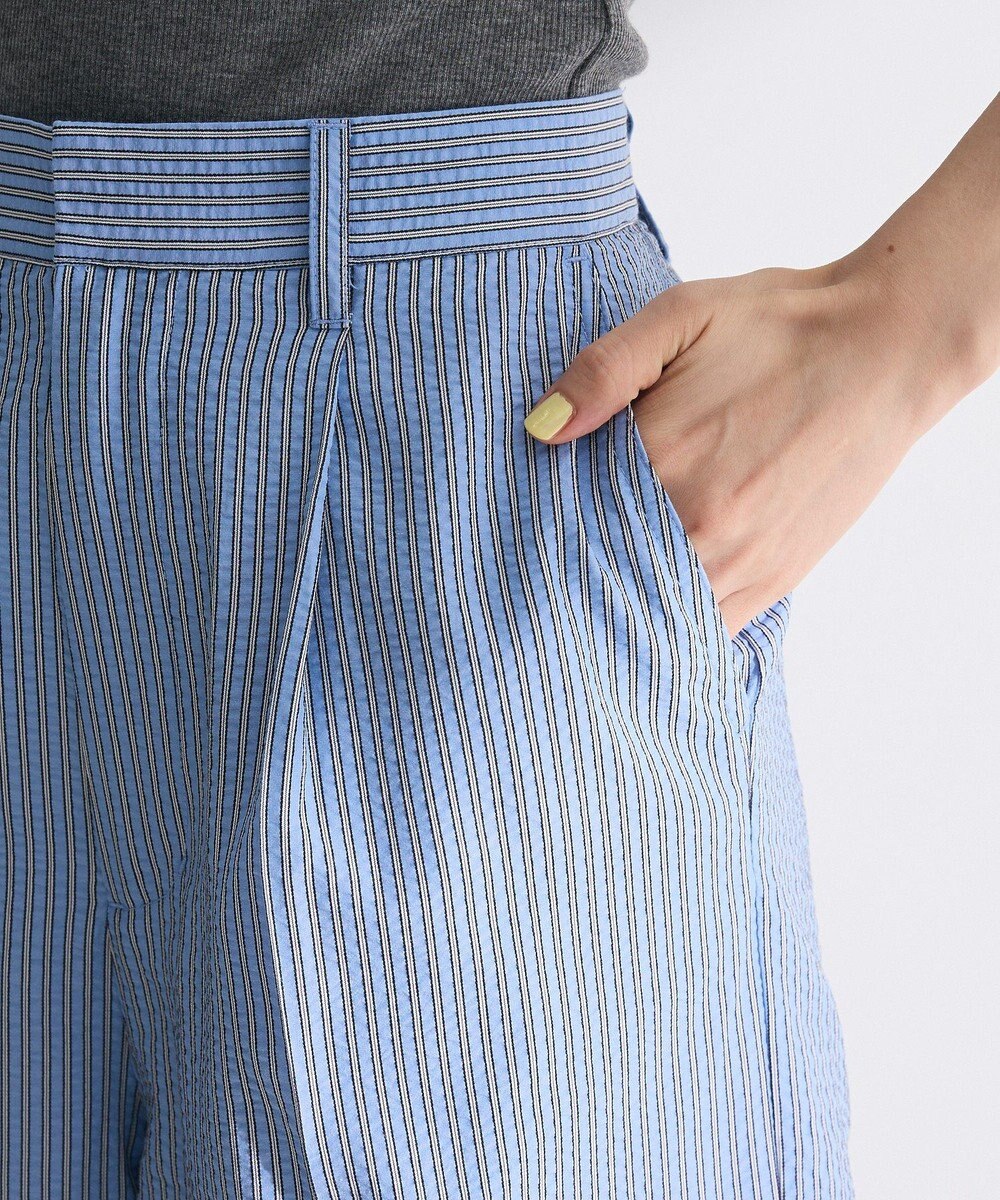 Green Parks ・ELENCARE DUE ストライプショートパンツ 