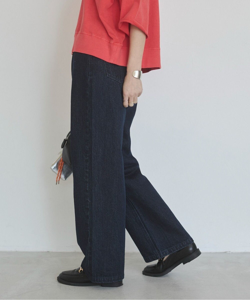 WEGO 【ANGIE VINTAGE/SMLサイズ展開】ワイドストレートデニムパンツ 
