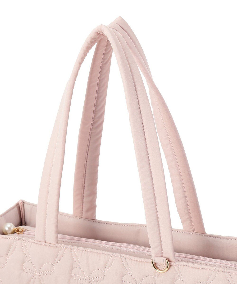 Maison de FLEUR 撥水加工リボンキルティングトートバッグ 