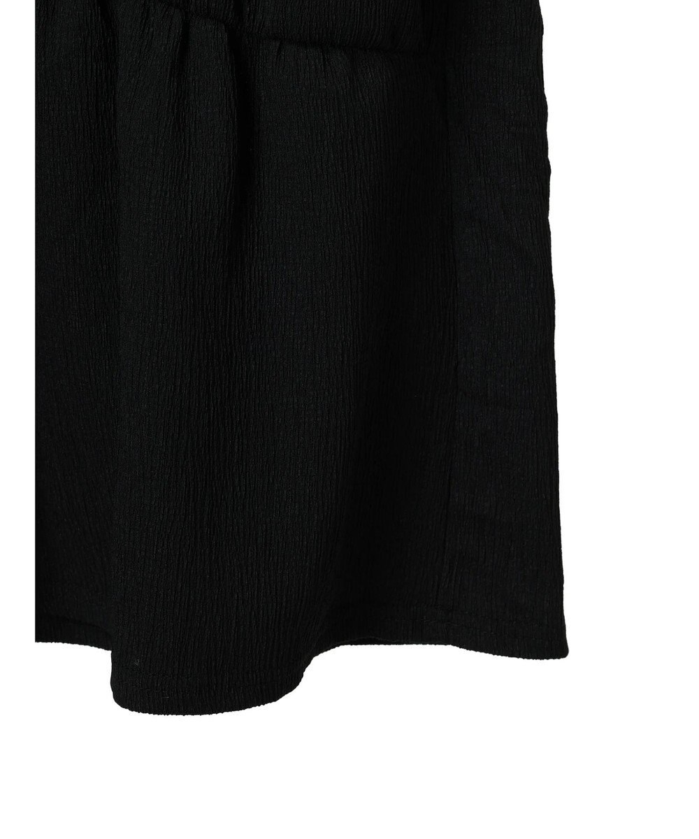 Green Parks カットソー異素材ドッキングワンピース 