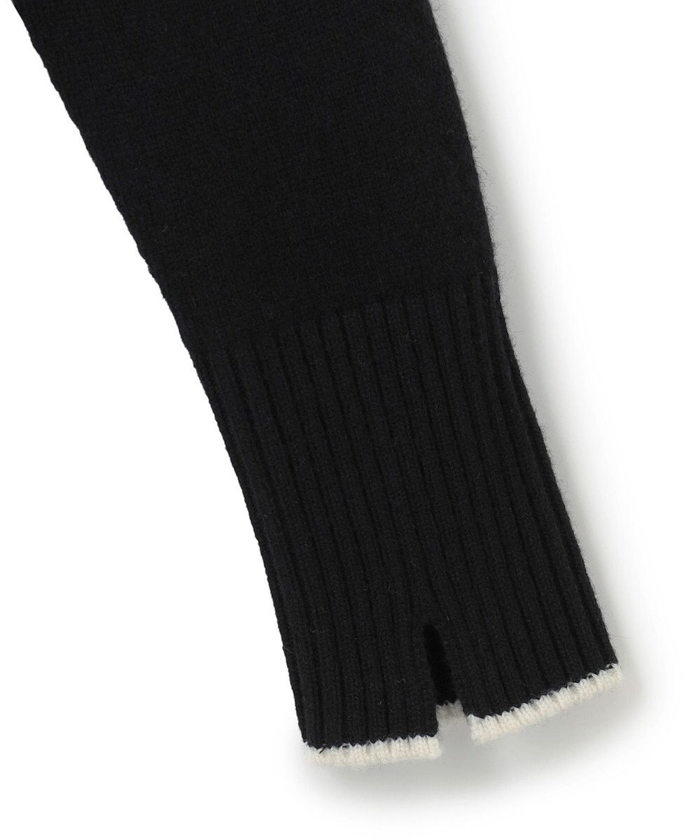 ICB 【CLASSY.1月号掲載・洗える】ソフトカシミヤミックス 配色ボーダーハイネックニット 