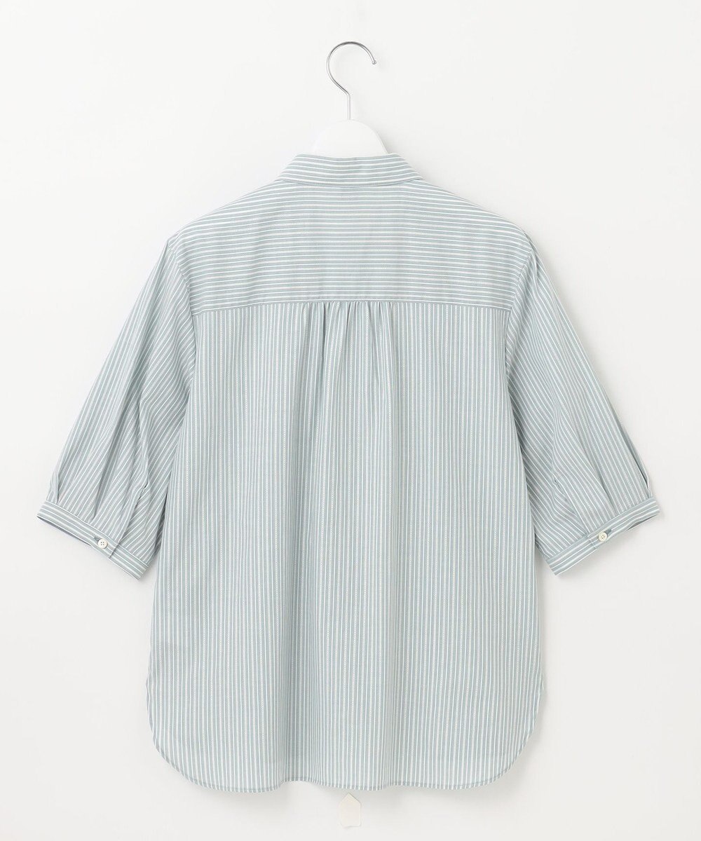 J.PRESS LADIES 【洗える】BEZ空羽ストライプ シャツカラー ブラウス 