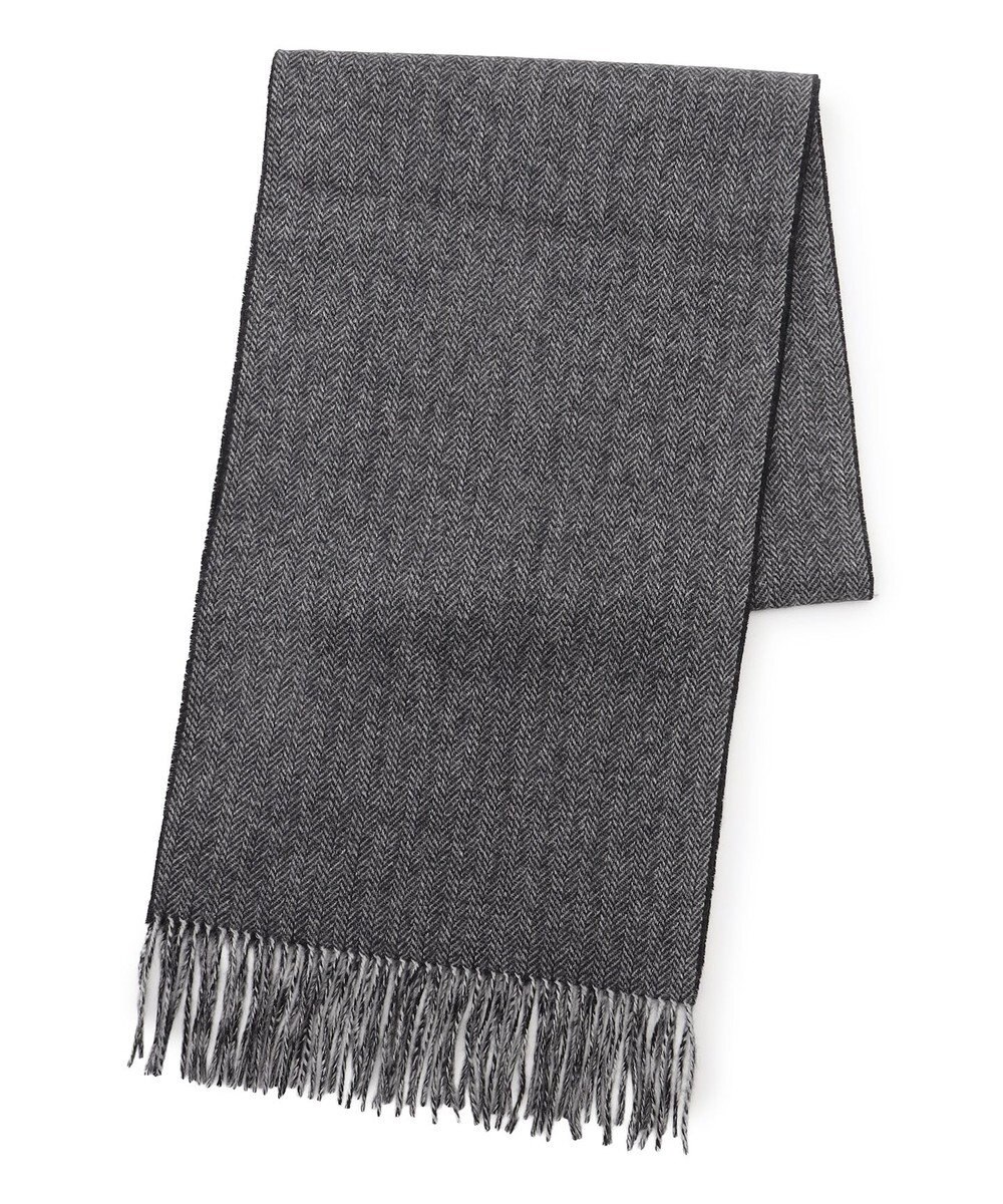 J.PRESS MEN リバーシブル カシミヤマフラー 