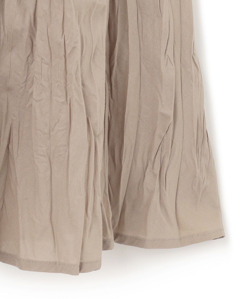 J.PRESS YORK STREET 【WOMEN】クリンクルフレアギャザー スカート 