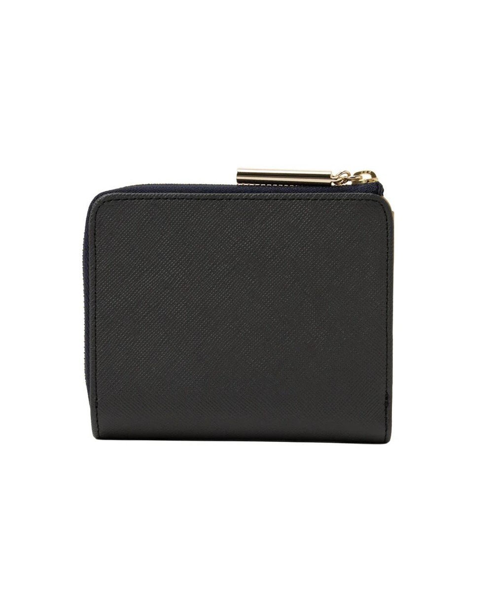 LANVIN en Bleu リュクサンブールハート 二つ折りLファスナー財布 