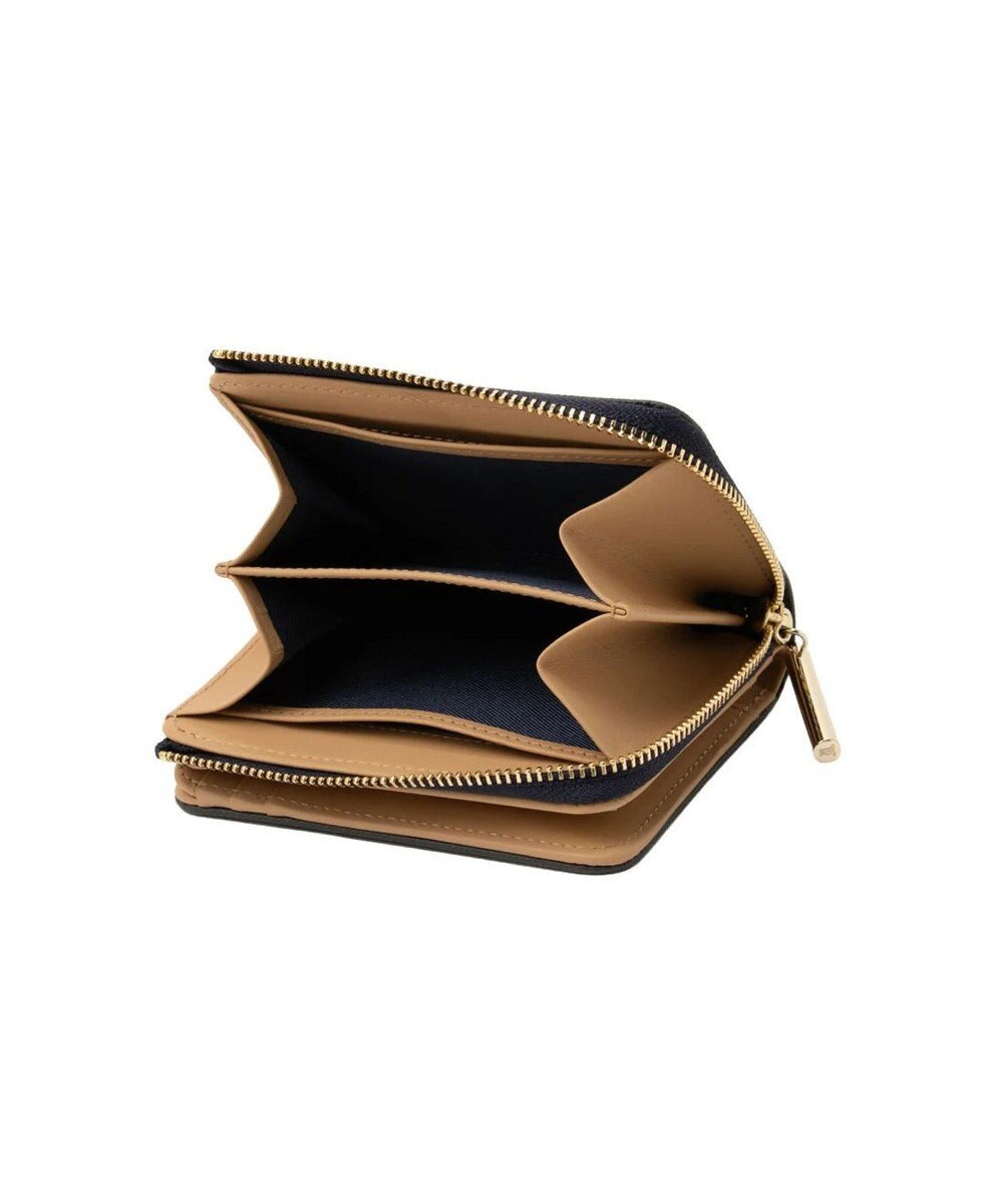 LANVIN en Bleu リュクサンブールハート 二つ折りLファスナー財布 