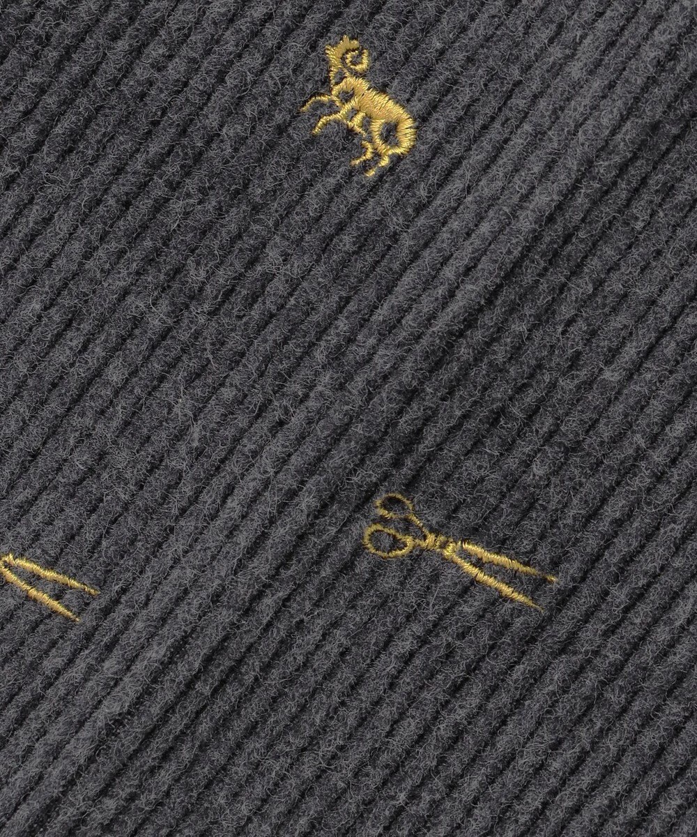 J.PRESS MEN エンブロイダリーストレッチコーデュロイパンツ 