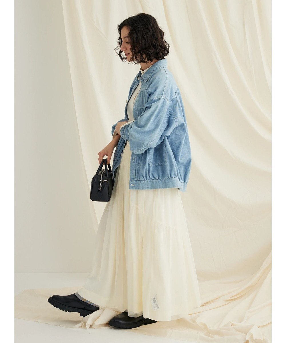 CRAFT STANDARD BOUTIQUE ライトデニムギャザーＧジャン 