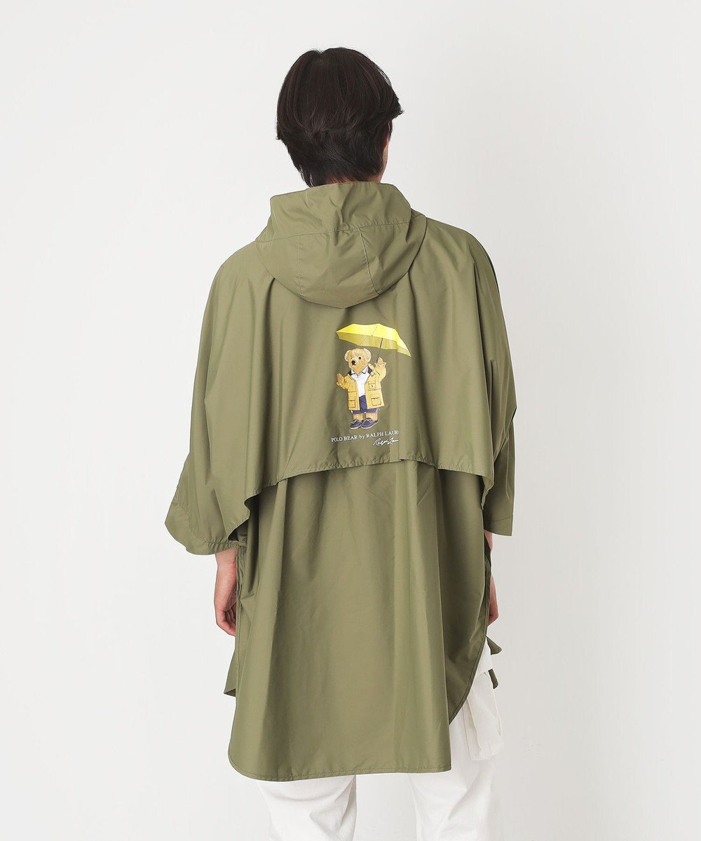 MOONBAT POLO RALPH LAUREN レインポンチョ レインベア 50デニール生地／着丈98cm 収納袋付き 