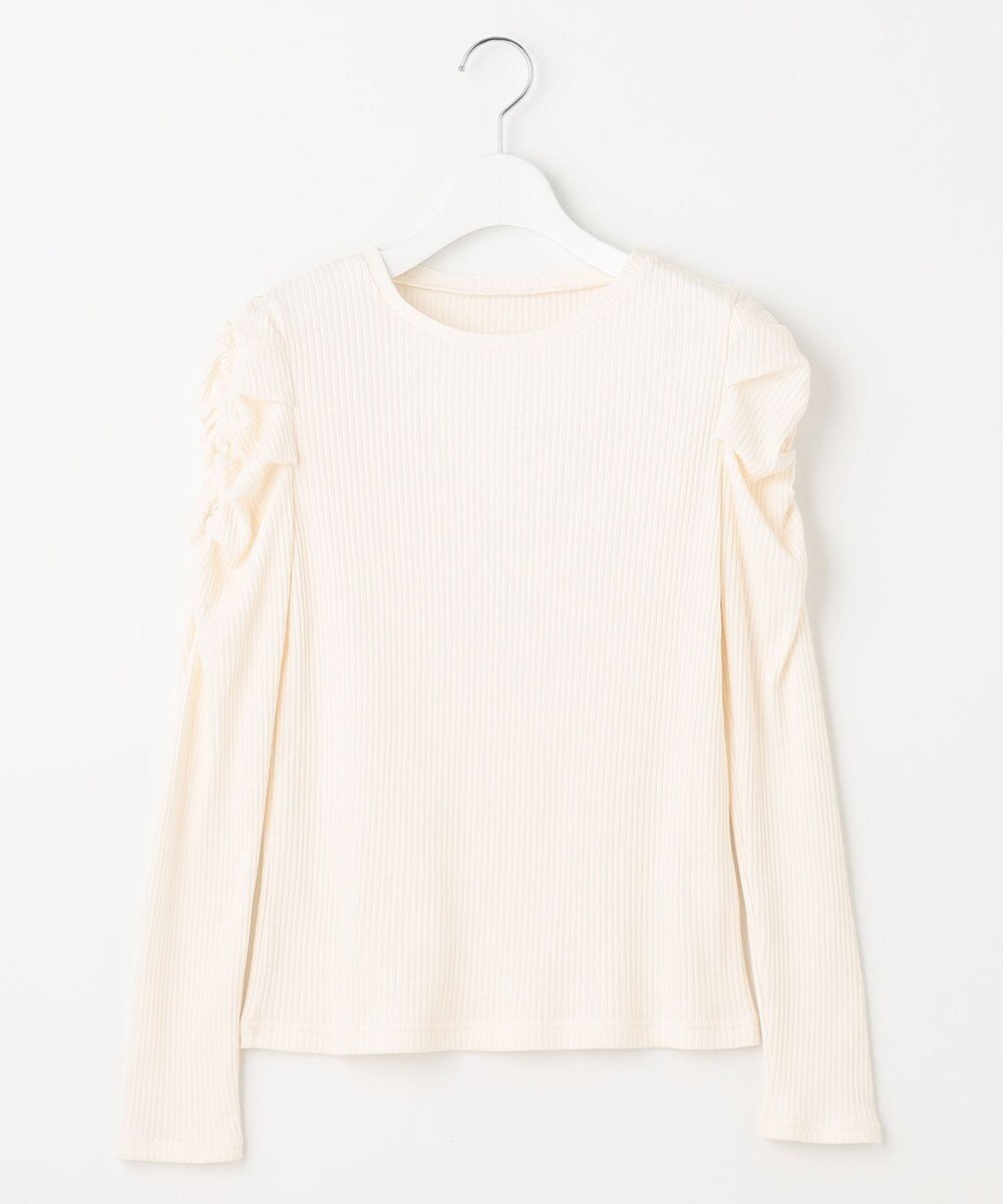 Feroux 【ONWARD CROSSET MAG掲載】ギャザースリーブ プルオーバー 