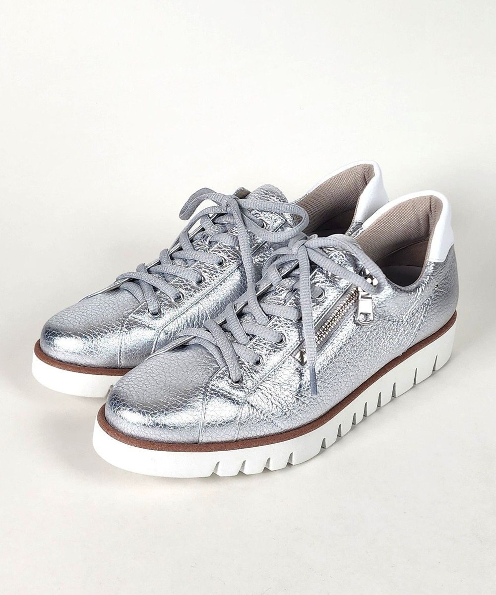 Dominic3 サイドジップレザースニーカー 