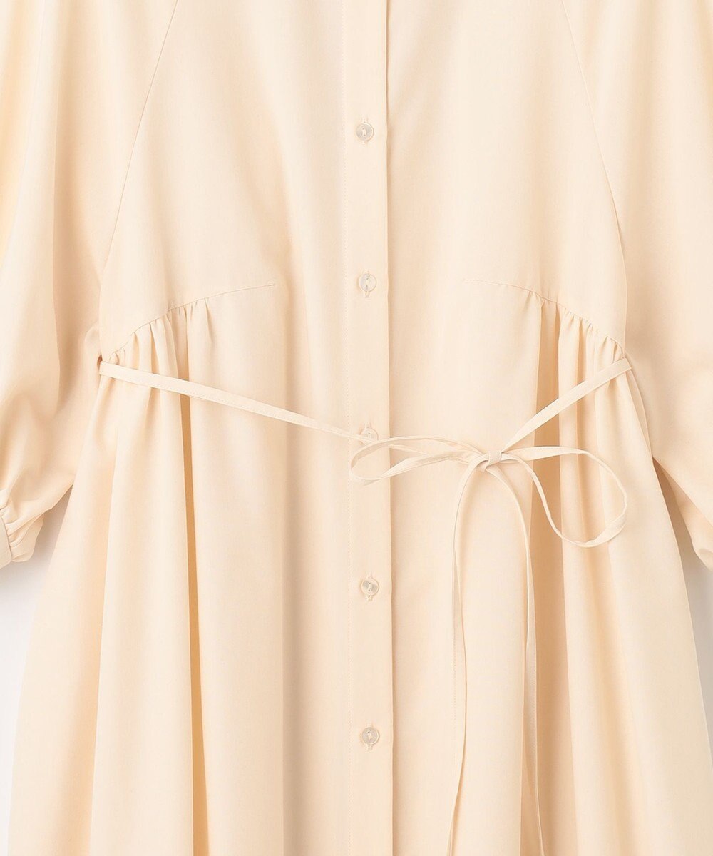 Feroux 【洗える】パフスリーブシャツ ワンピース 